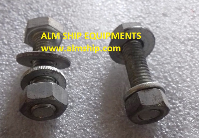 Nut Bolt With Washer For Drain Valve Alm Ship Equipments